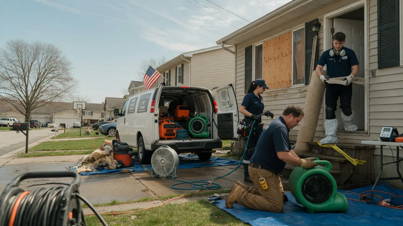 Water Damage Restoration in Larsen, WI near me